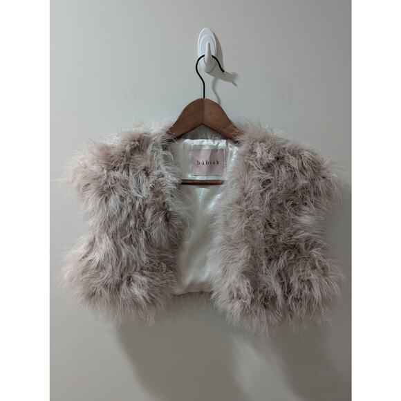 Bubish Blush Berlin Real Feather Bolero Shrug - Picture 2 of 7
